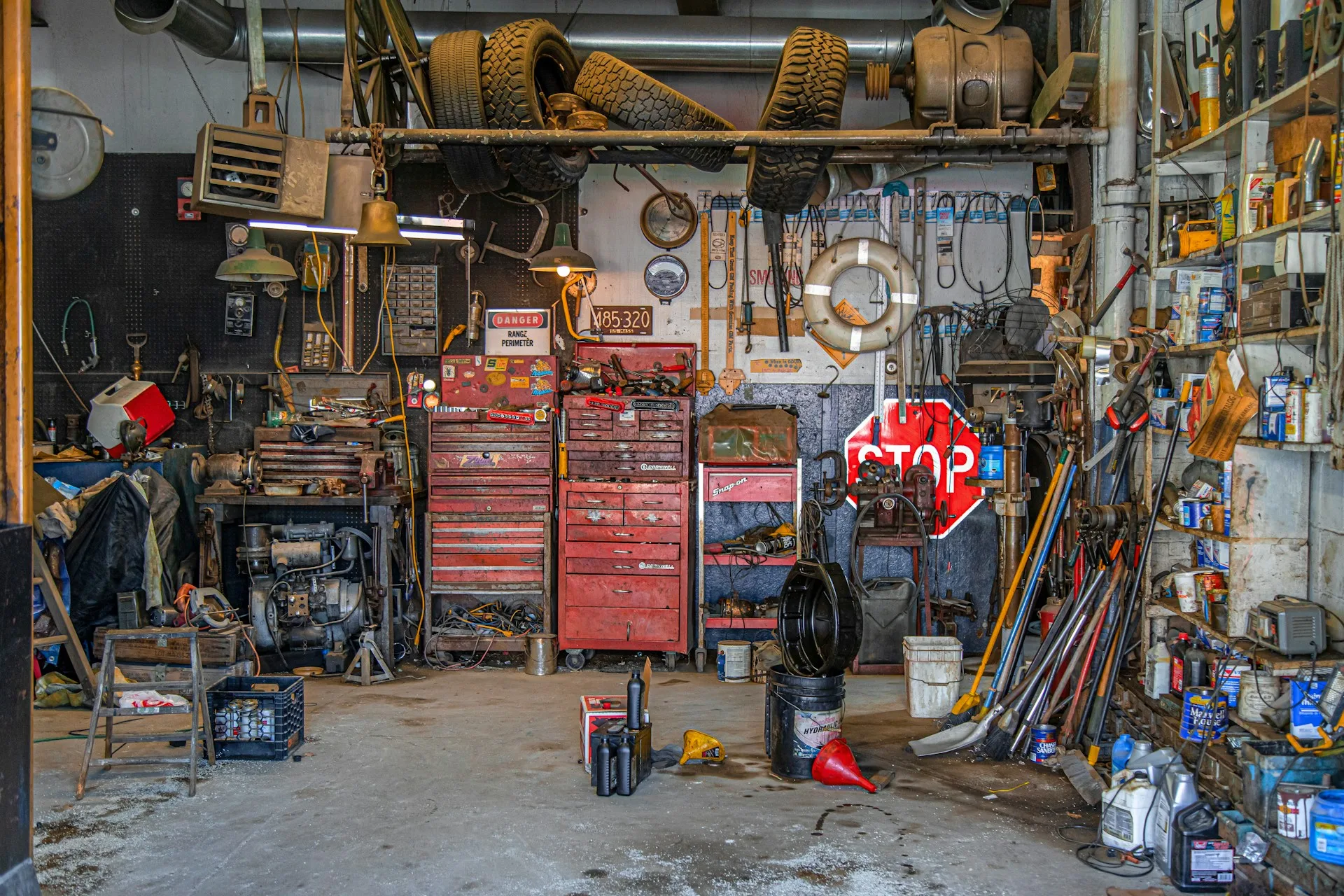 Scooter's Vision Garage Organization